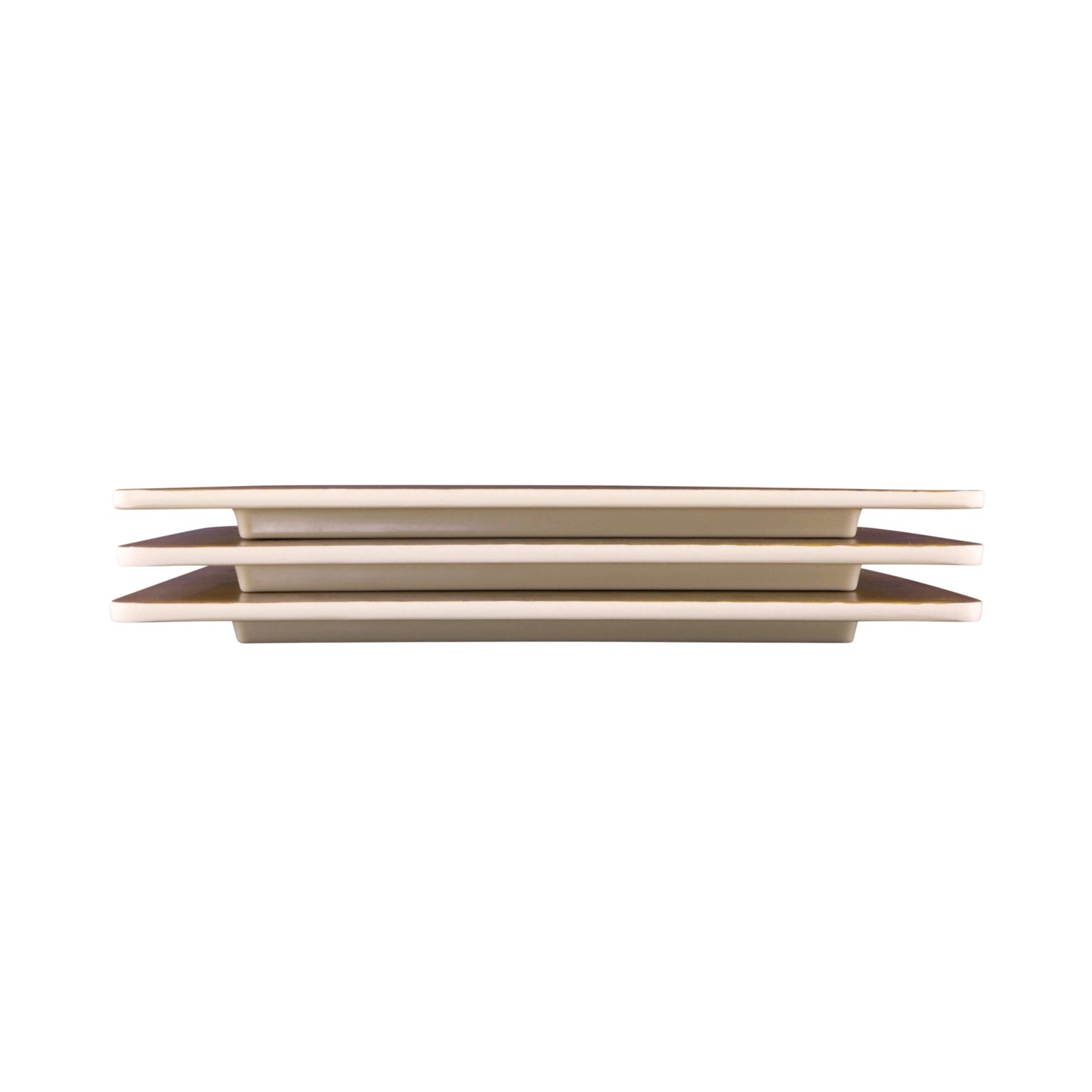Melamine Square Faux Wood - Walnut