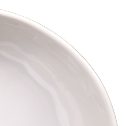 Melamine Irregular Round Bowl - Cream Glaze
