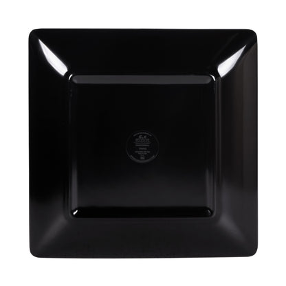 Melamine Square Plate - Black
