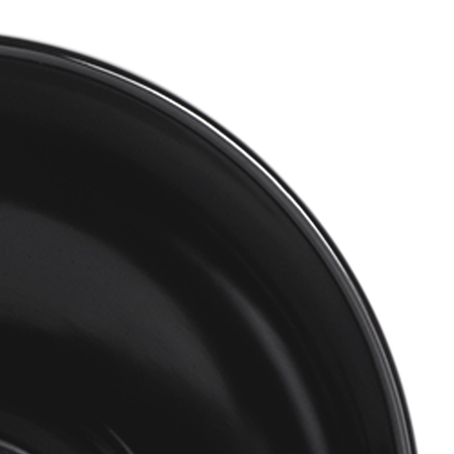 Melamine Round Bowl - Black