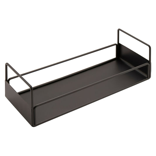 Metal & Wire triple Condiment Stand designed to hold 3 @ 4" x 4" x 4" Condiment Bowls ,Gun Metal Grey 12 1/2" x 4 1/2" x 4"