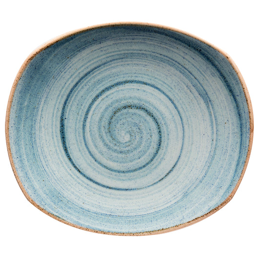 7.5" Blue Porcelain Plate, Corona Artisan Blue (Stocked) (12 Pack)