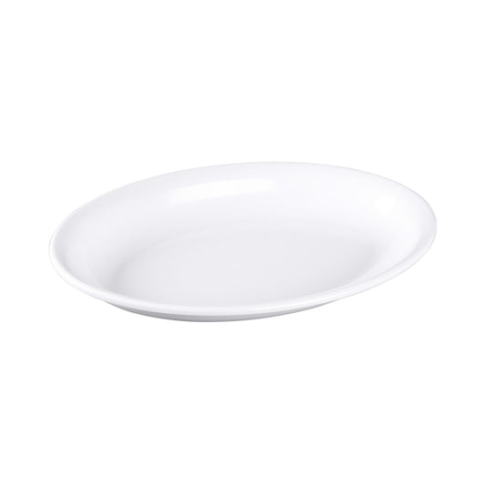Melamine Oval Platter - White