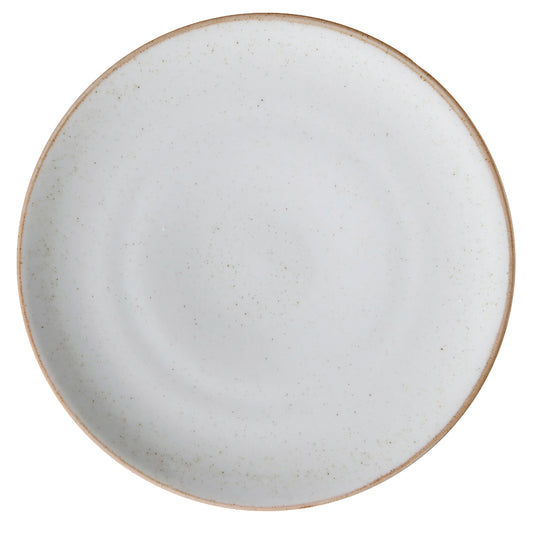 7" Beige Porcelain Coupe Plate, Corona Artisan Beige (Stocked) (12 Pack)
