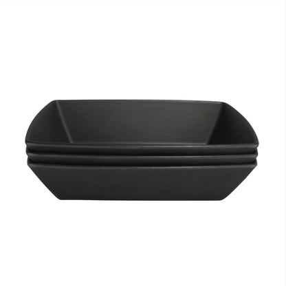 Melamine Rectangular Bowl - Black