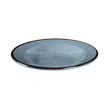 Melamine Round Crackle Pasta/Soup Bowl - Cameo Blue