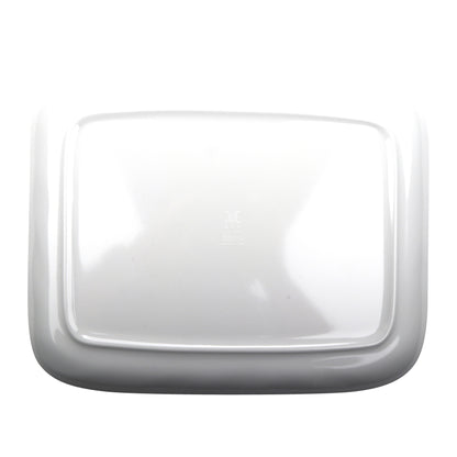 12.75" x 9.5" Melamine, Irregular Rectangular Platter, G.E.T French Mill (12 Pack)