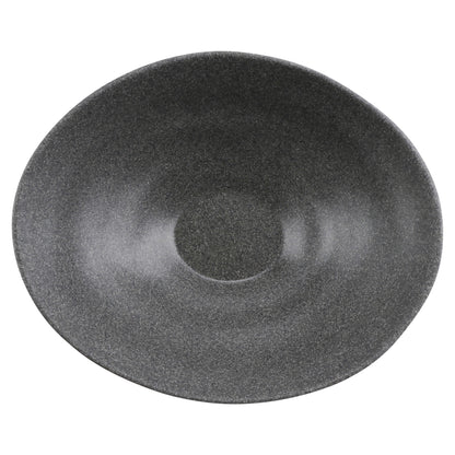 16" Stone Grey Oval Bowl 16"L x 13"W x 5"H, GET, Cheforward