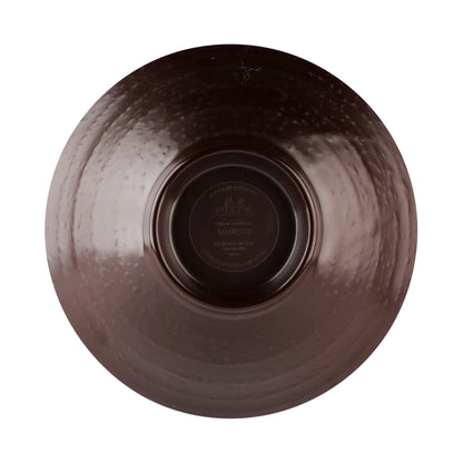 Melamine Bowl - Aubergine Matte Finish Outside/Abyss Gloss Finish Inside