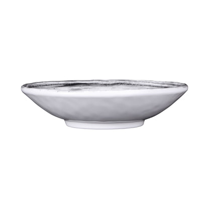 Melamine Round Bowl - Black Design