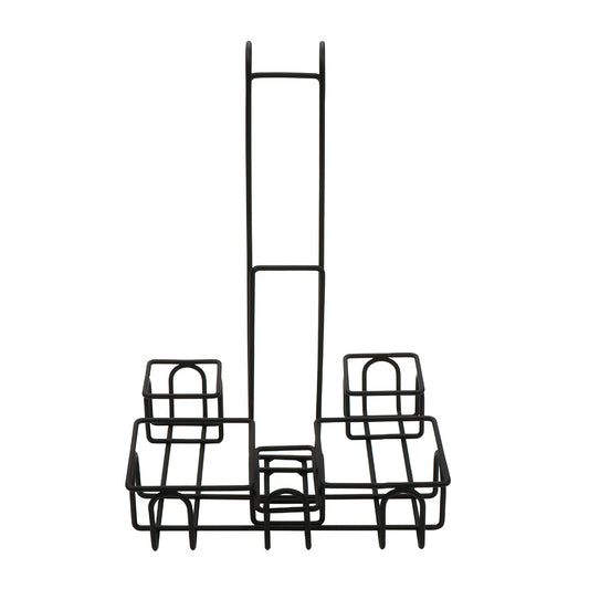 6.5" x 8" Wire Caddy and Menu Stand, 11.5" Tall. 2 Large Squares: 2 7/8", 2 Small Squares: 1 7/8"