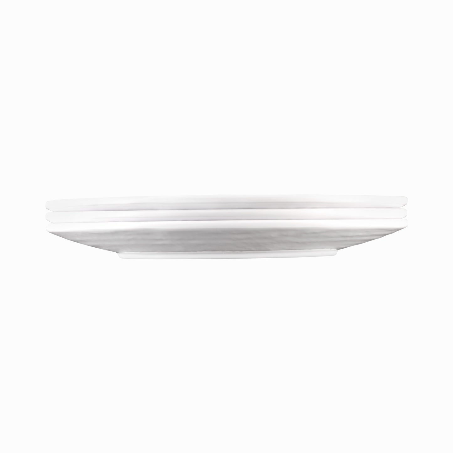 Melamine Oval Pebble Platter - White
