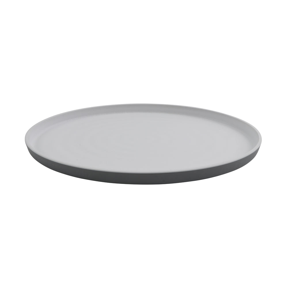 14 X 10 Melamine Oval Platter White Matte Inside Gray Matte Outsid 14-x-10-melamine-oval-platter-white-matte-inside-gray-matte-outsid