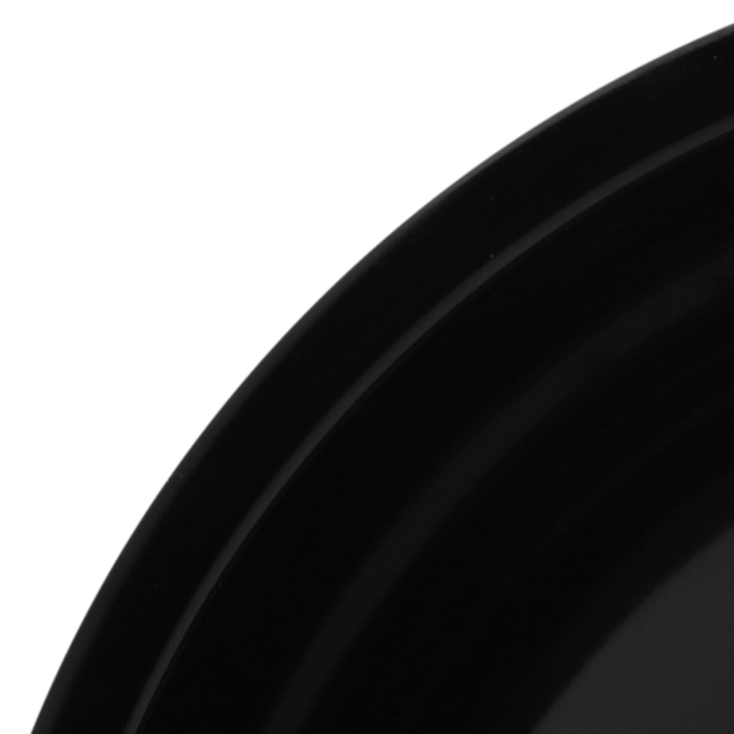 Melamine Round Bowl - Black