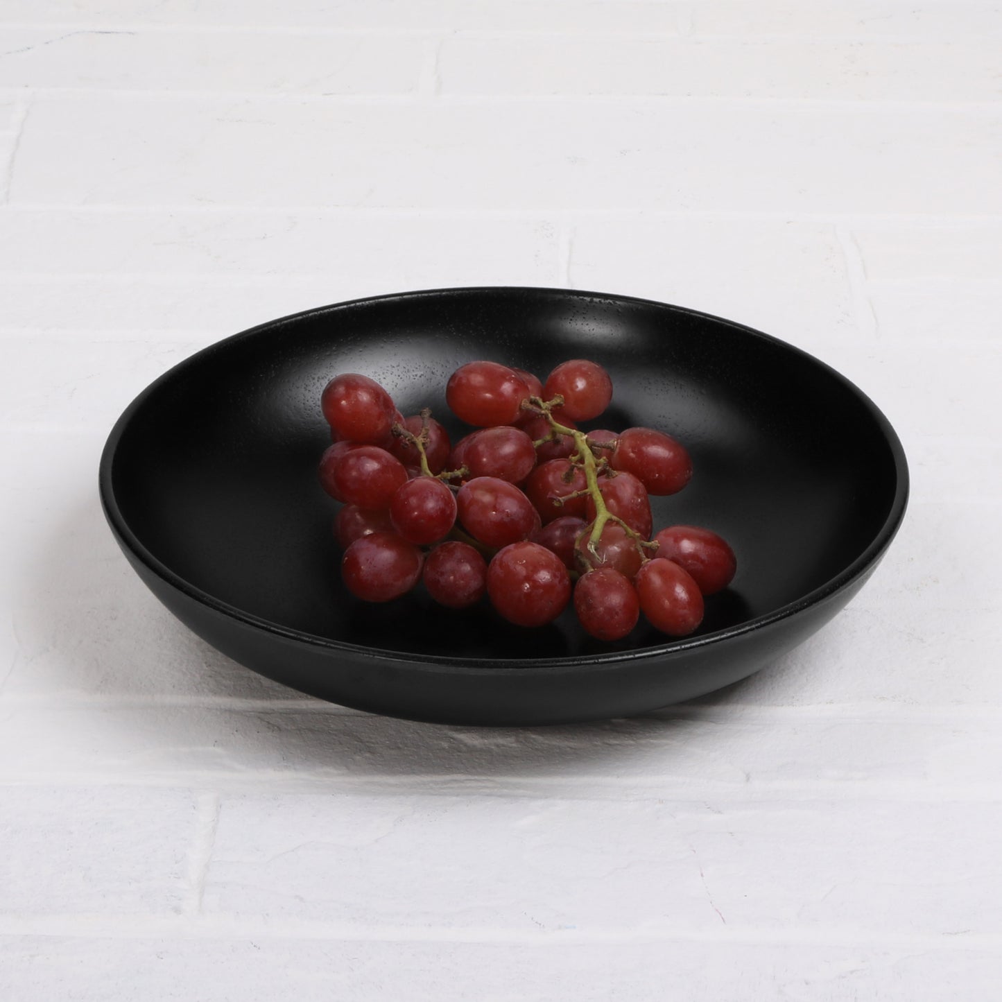 Melamine Round Bowl - Black