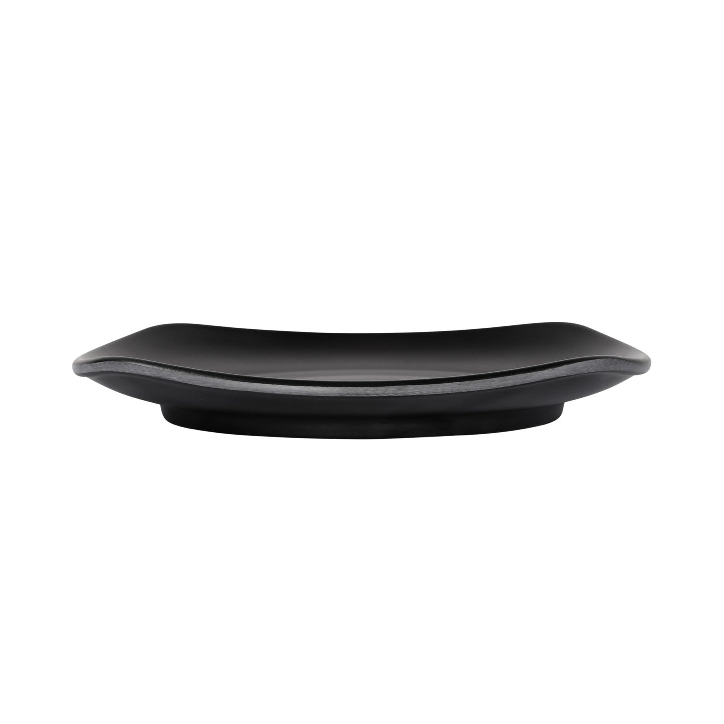 Melamine Square Plate - Black