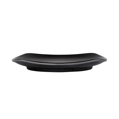 Melamine Square Plate - Black