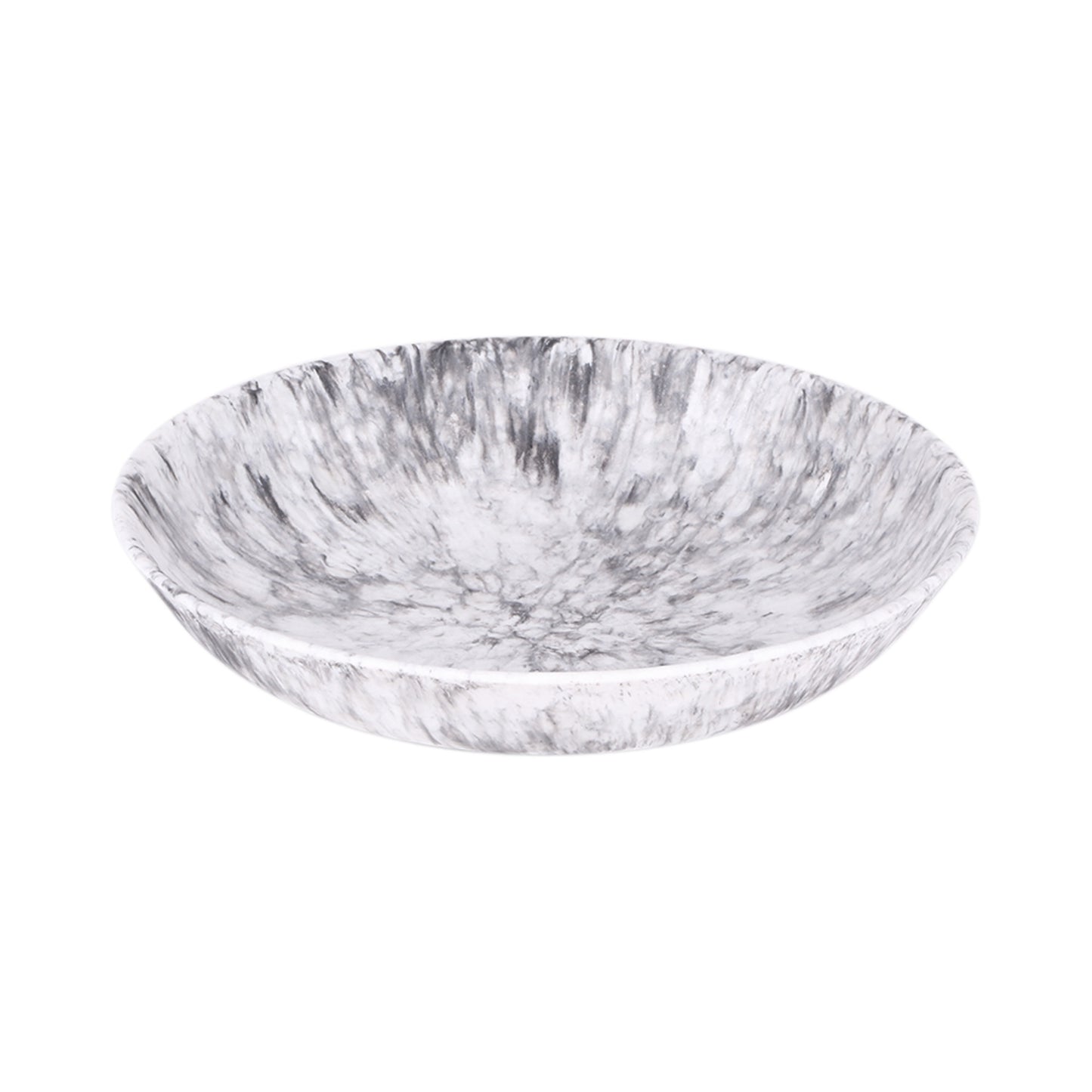 Melamine Round Coupe Bowl - Black Marble