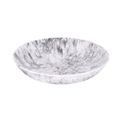 Melamine Round Coupe Bowl - Black Marble