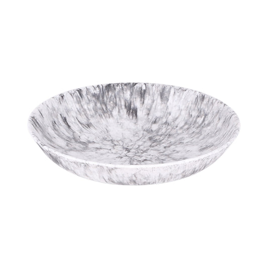 Melamine Round Coupe Bowl - Black Marble