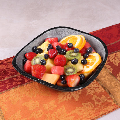 Melamine Rectangular Bowl - Coal