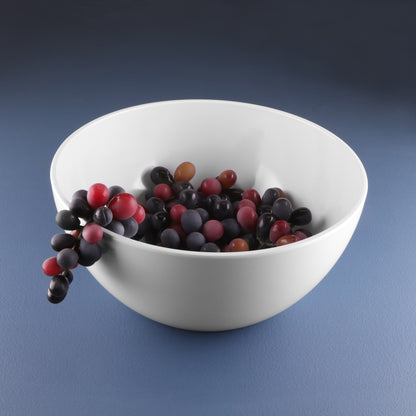 Melamine Round Bowl - White