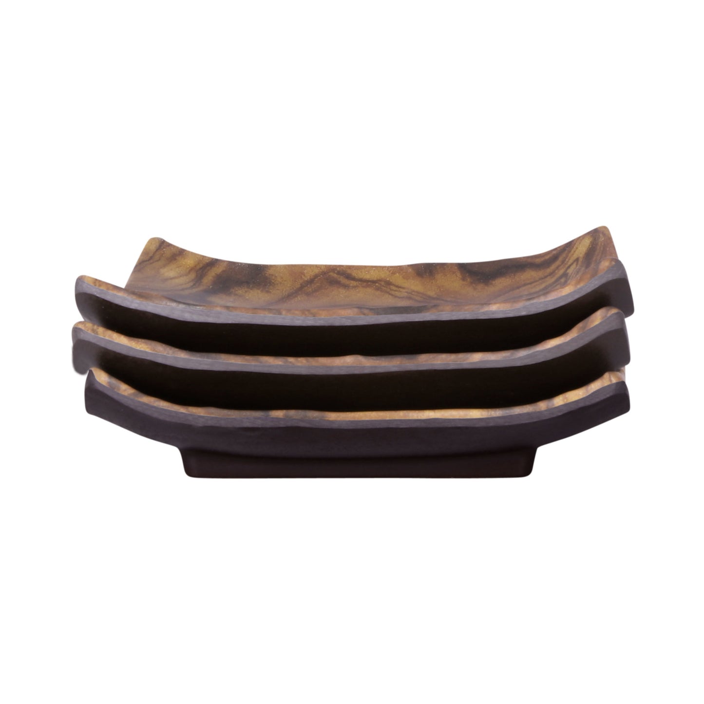 Melamine Square Plate - Sequoia