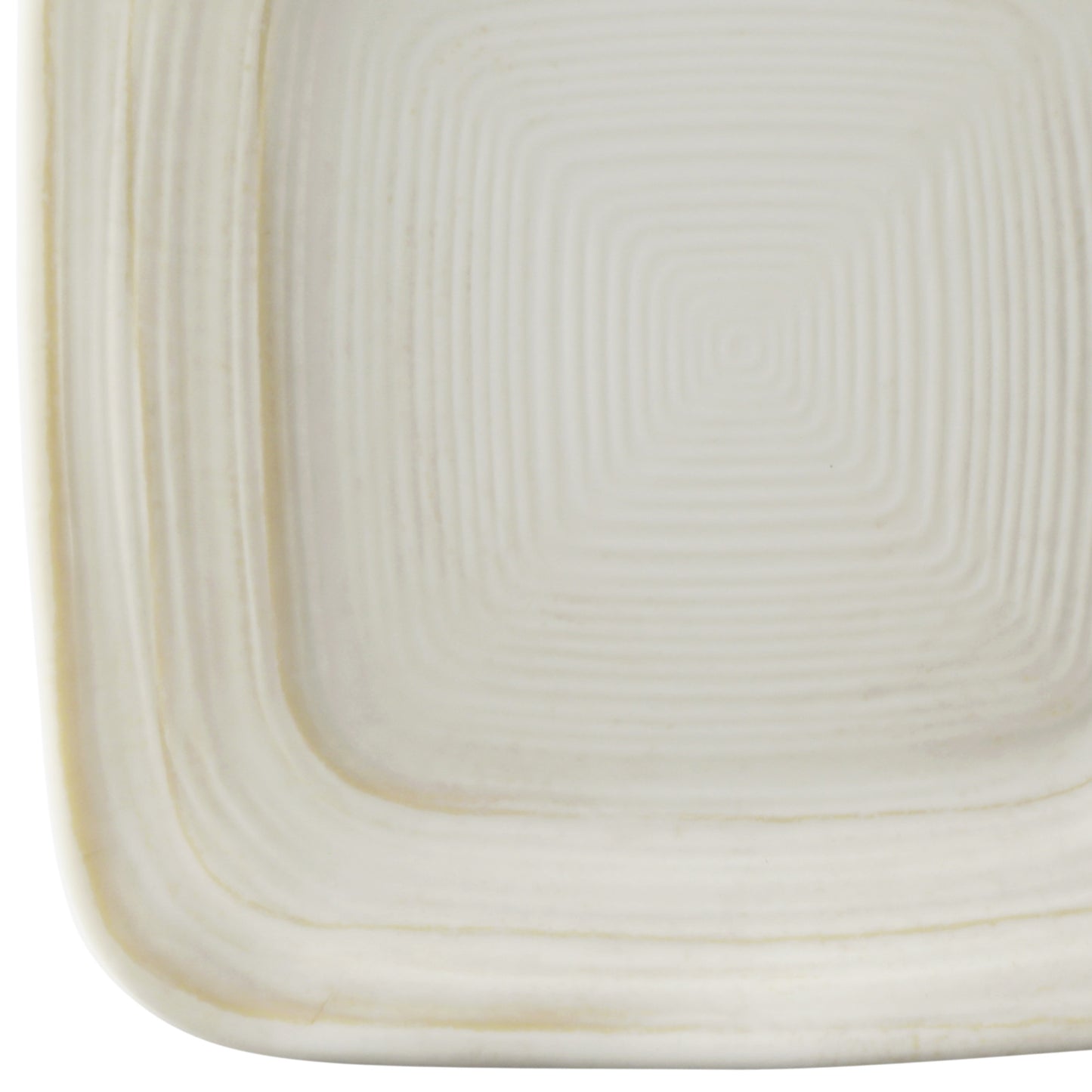 Melamine Irregular Square Plate - Off White Design
