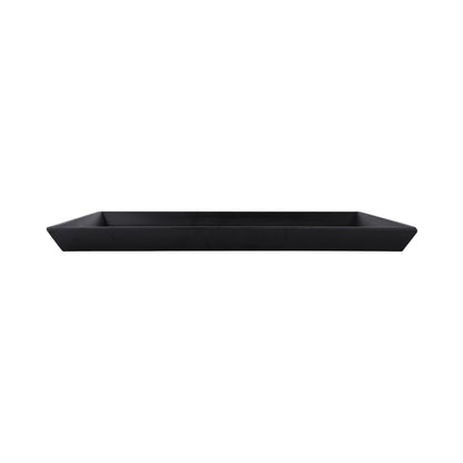 Melamine Rectangular Tray - Black