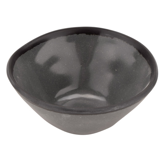 8 oz. Speckled Gray, Melamine, Salad/Soup/Side Dish Bowl, (12 oz. rim-full), 5" Top Dia., 2" Deep, G.E.T. Pottery Market Matte (12 Pack)