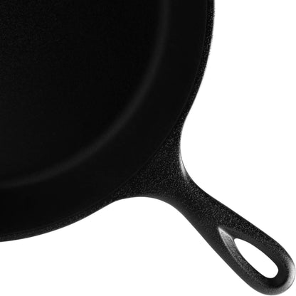 Melamine Faux Cast Iron Fry Pan - Black