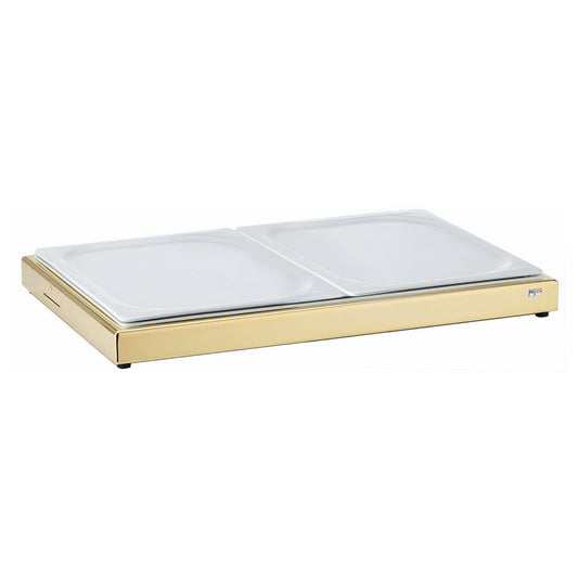 UNISON Cooling Plate 'GN'  with two 1/2 GN-China Plates,