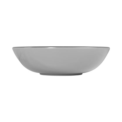 Melamine Round Crackle Bowl - Gray