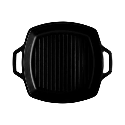 Melamine Faux Cast Iron Skillet - Black
