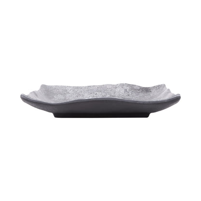 Melamine Square Plate - Coal