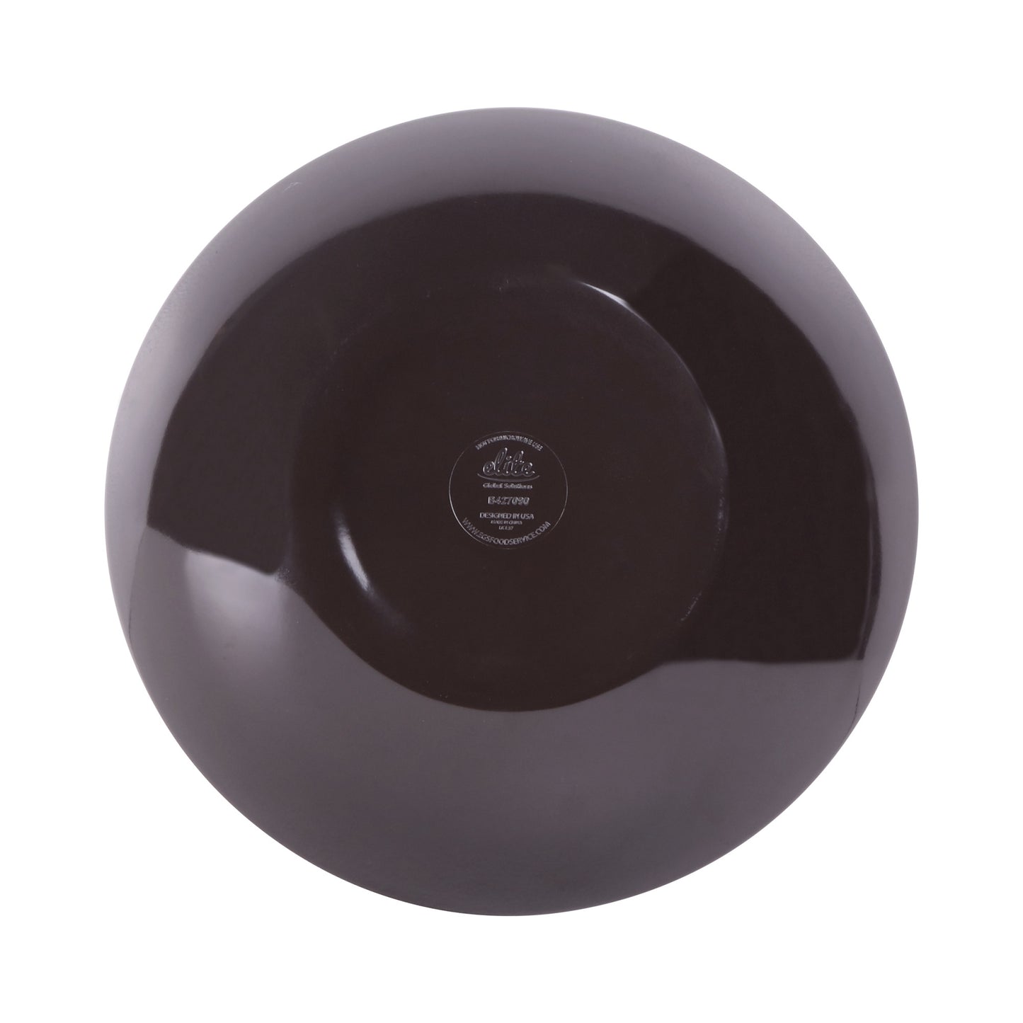 Melamine Round Bowl - Cobalt Design