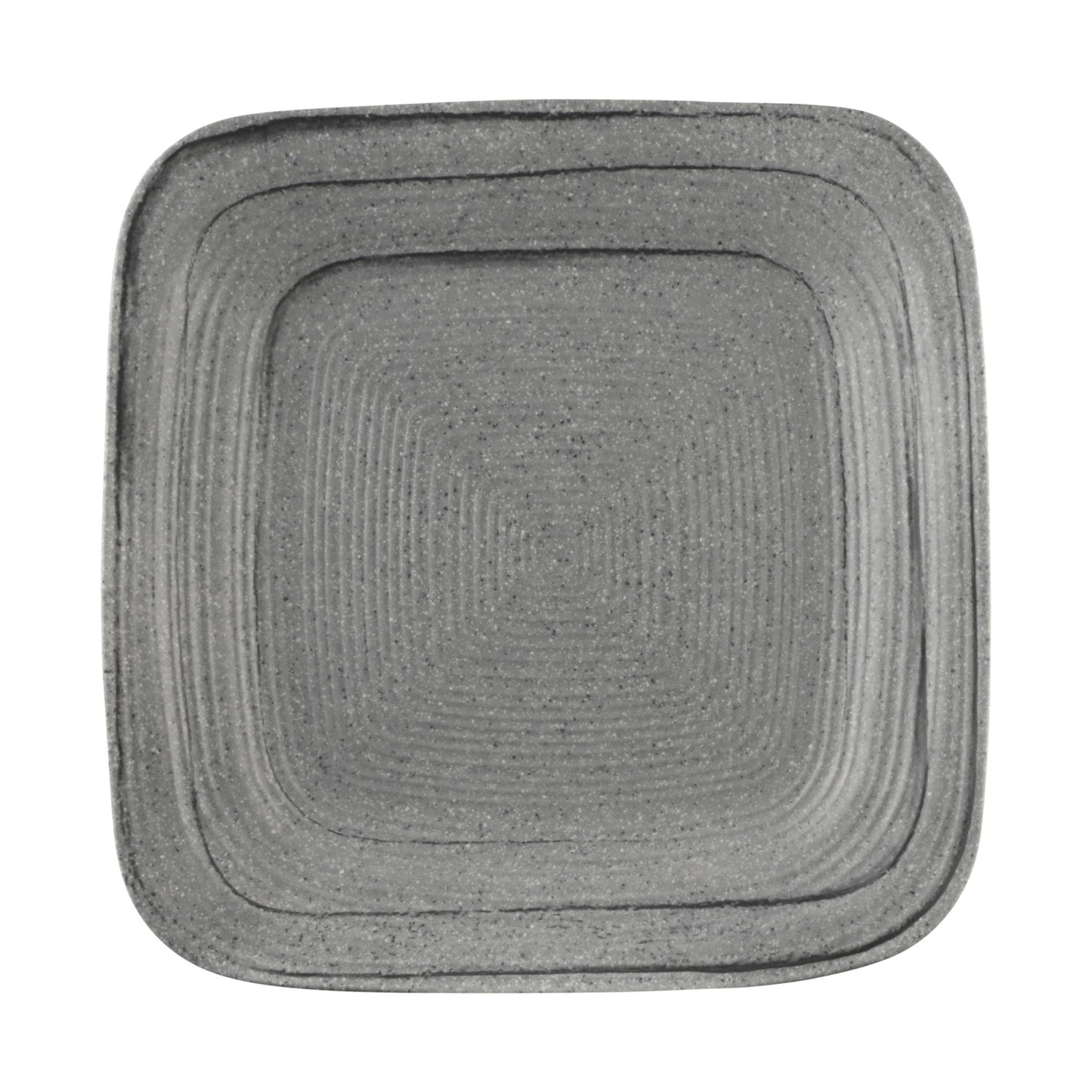 Melamine Irregular Square Plate - Granite Stone Design