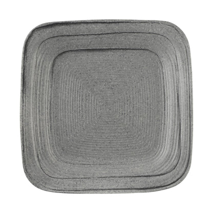 Melamine Irregular Square Plate - Granite Stone Design