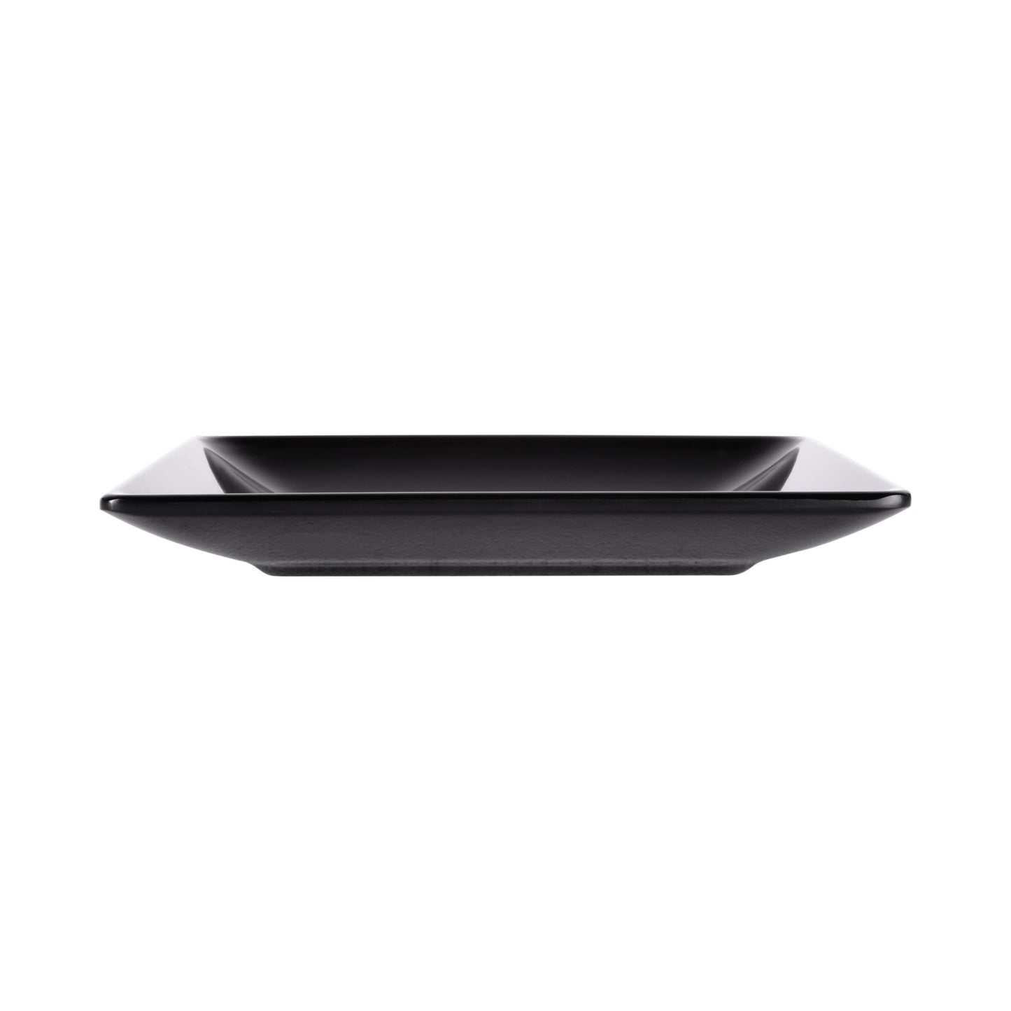 Melamine Square Plate - Black