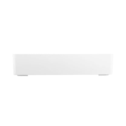 Melamine Two Compartment Cabana Box - White