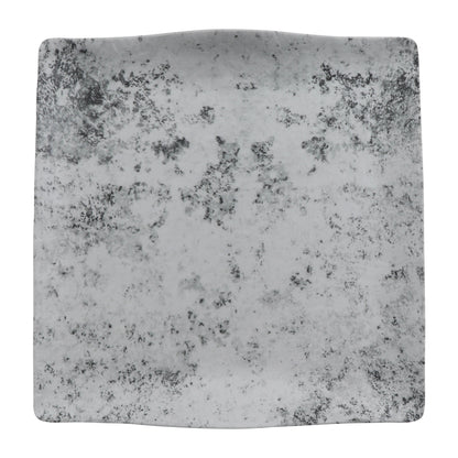 11" endure pebble infuse square melamine platter (small), 11"L x 11"W x 1.5"H, GET, cheforward