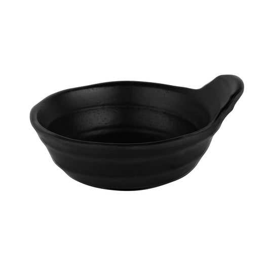 Melamine Round Sauce Bowl - Black