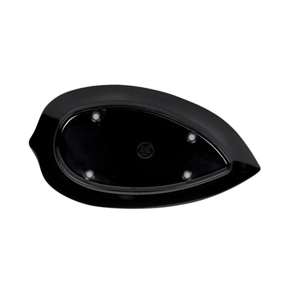 Melamine Large Leaf Platter - Black