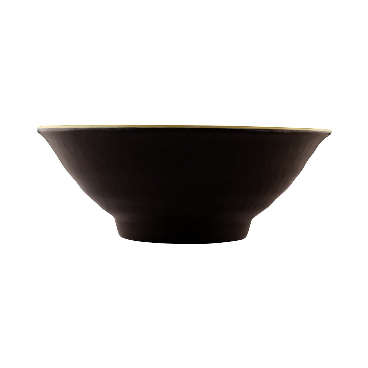 Melamine Bowl - Aubergine Matte Finish Outside/Olive Oil Finish Inside