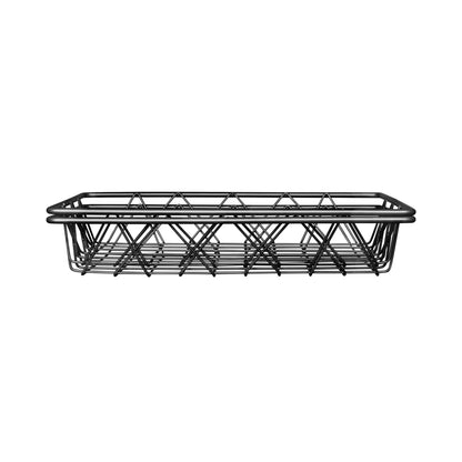 Metal Rectangular Wire Basket - Gunmetal Grey