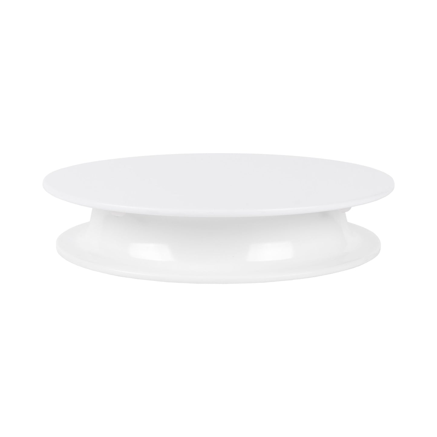Melamine Round Flat Plate - White