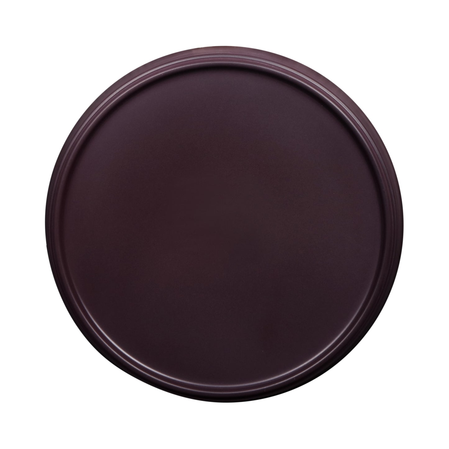 Melamine Round Coupe Plate - Purple Glaze