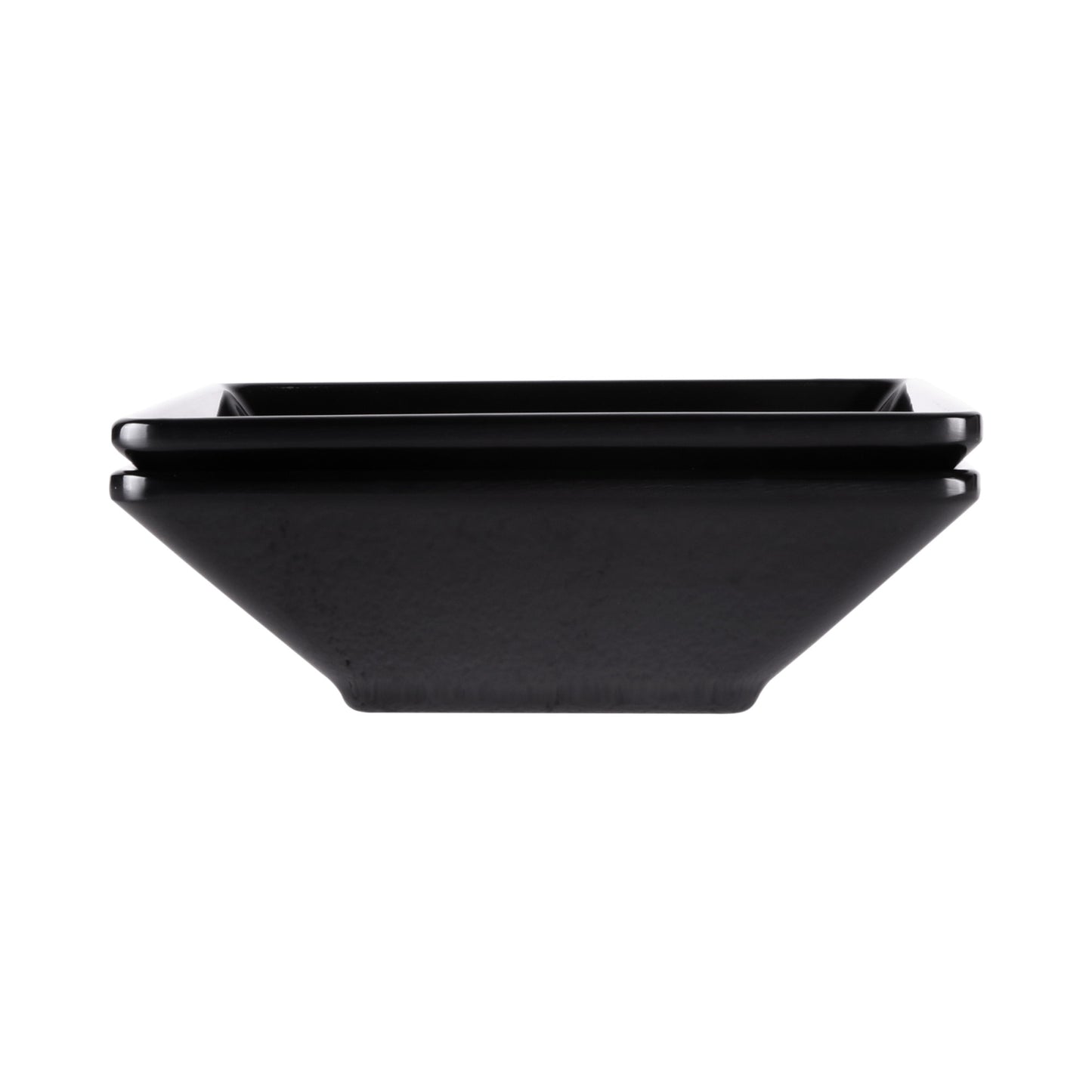 Melamine Square Bowl - Black