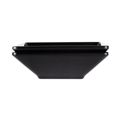 Melamine Square Bowl - Black