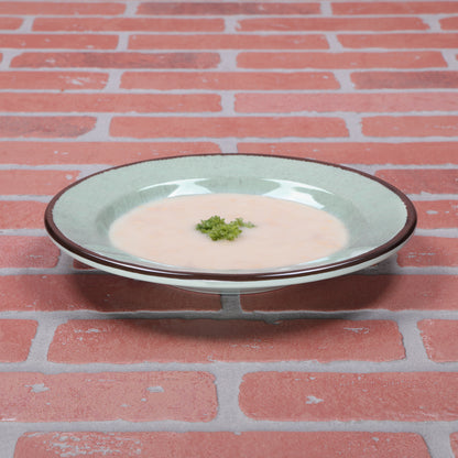 Melamine Round Crackle Pasta/Soup Bowl - Hemlock